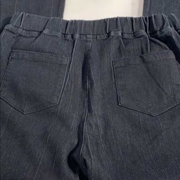❌❌sold -NWT Umgee Elastic Slip On Bootcut Fray Size Large - Picture 4 of 8